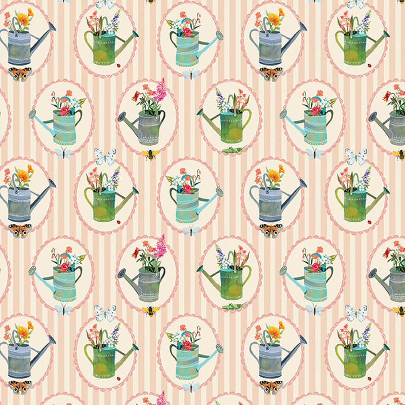 Into The Meadow By Katie Daisy For Benartex - Light Rose