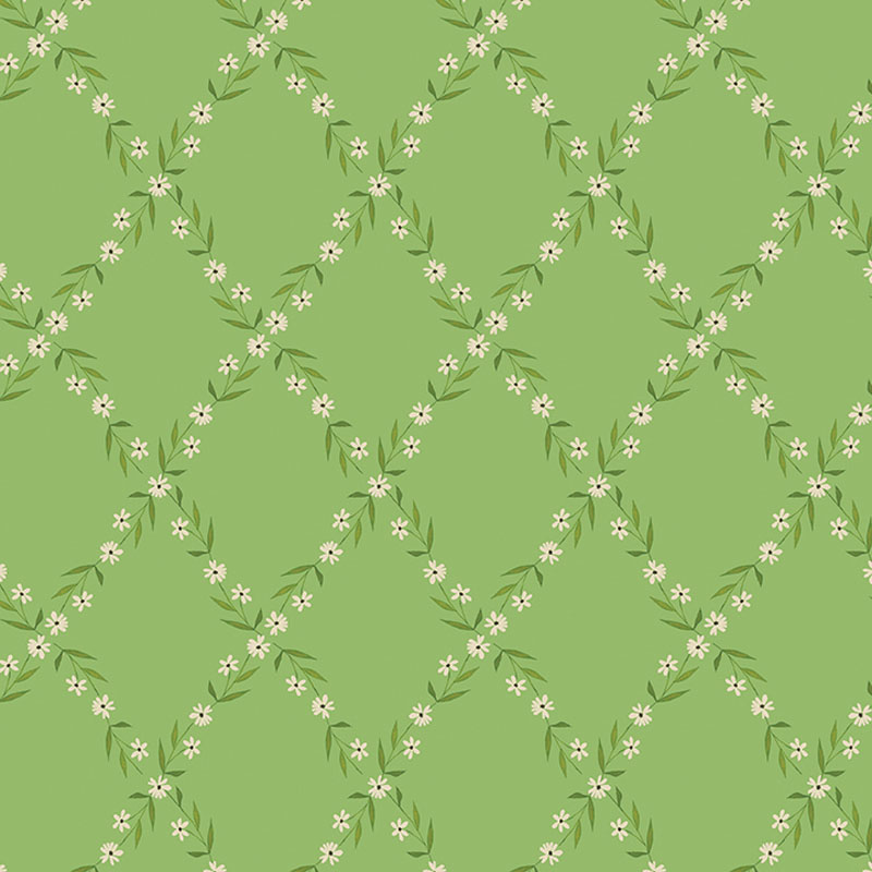 Into The Meadow By Katie Daisy For Benartex - Mint