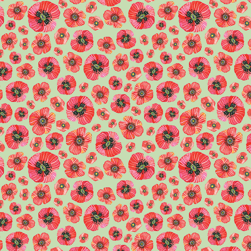 Into The Meadow By Katie Daisy For Benartex - Light Green