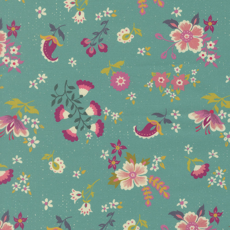 Sitara By Crystal Manning For Moda - Digitally Printed - Blue Chill