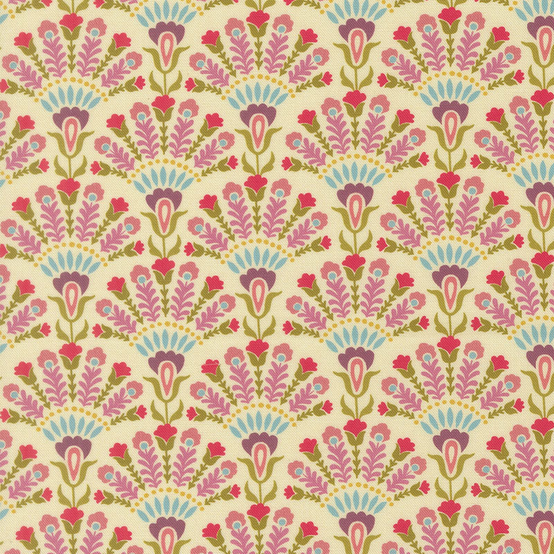 Sitara By Crystal Manning For Moda - Digitally Printed - Cream