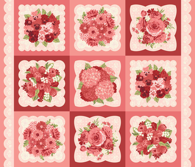 Je Taime By Stacy Iest Hsu For Moda - 36" X 45" Panel - Lace