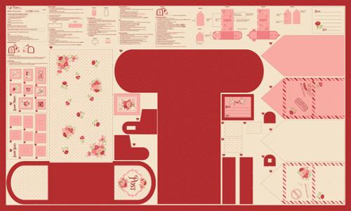 Je Taime By Stacy Iest Hsu For Moda - 36" X 60" Panel - Lace