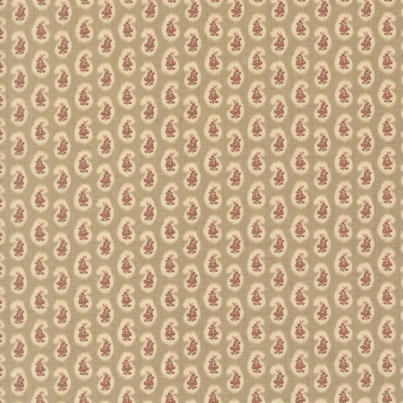 Le Jardin Rouge By French General For Moda - Roche