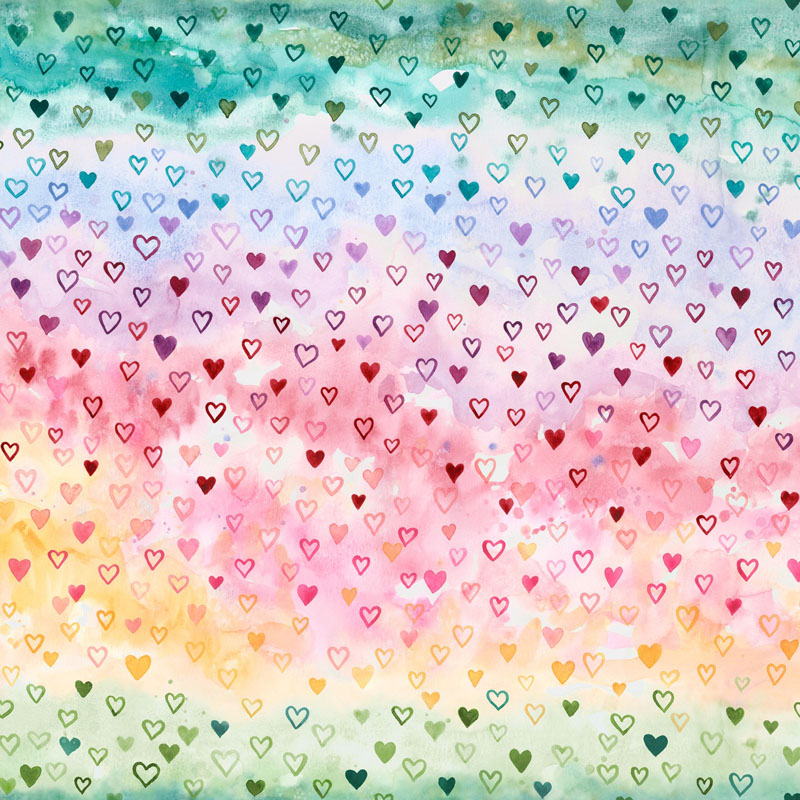 Fleur The Love Quilting Cuddle By Create Joy Project For Moda With Shannon Fabrics - Rainbow