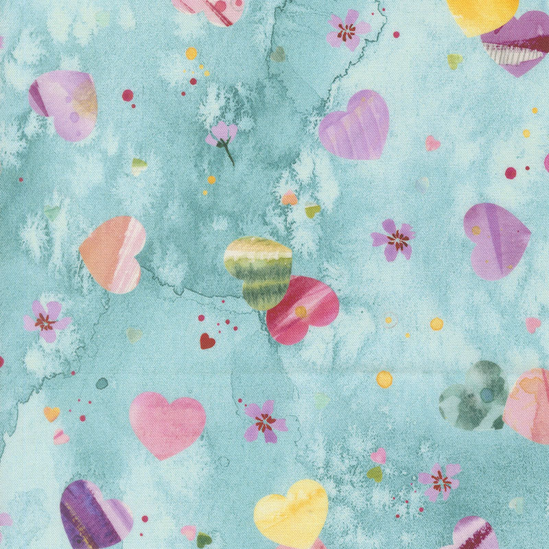Fleur The Love By Create Joy Project For Moda - Digitally Printed - Breeze