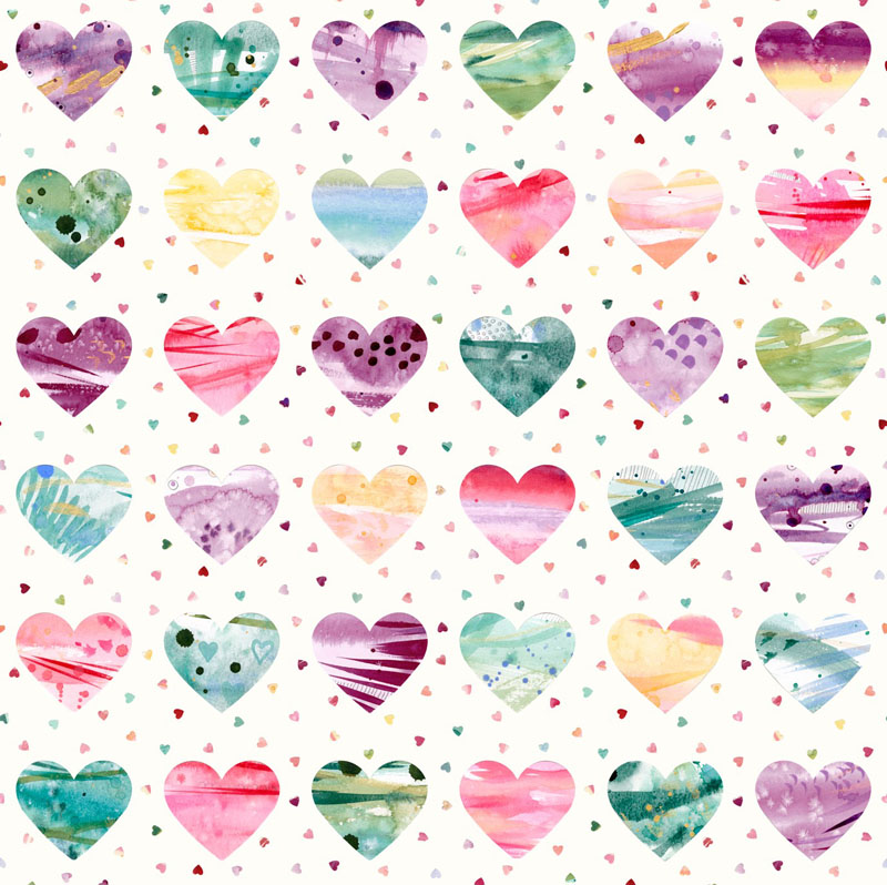 Fleur The Love Quilting Cuddle By Create Joy Project For Moda With Shannon Fabrics - Rainbow