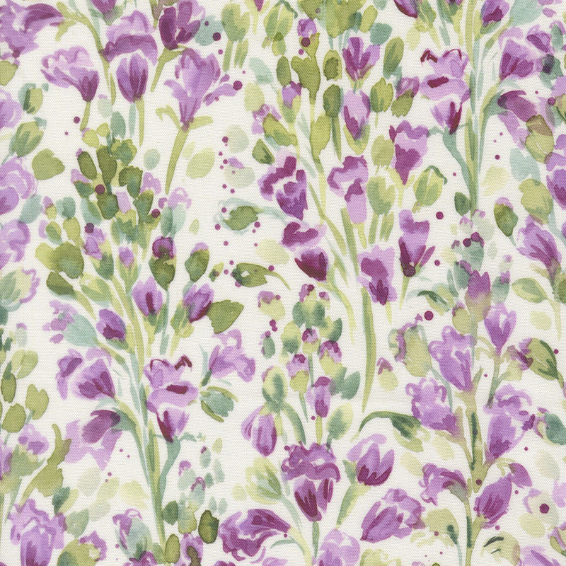 Fleur The Love By Create Joy Project For Moda - Digitally Printed - Cloud