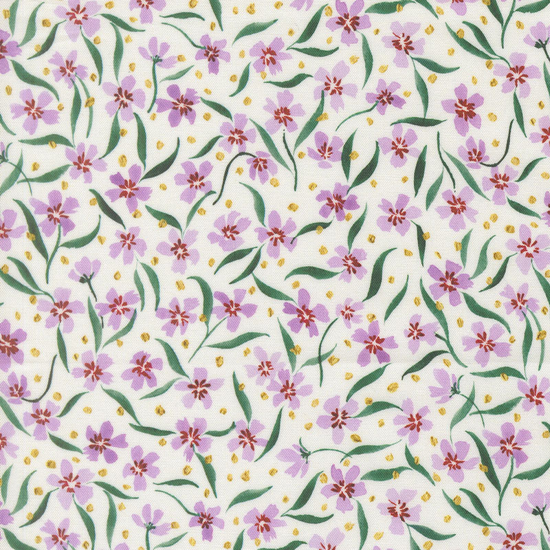 Fleur The Love By Create Joy Project For Moda - Digitally Printed - Cloud