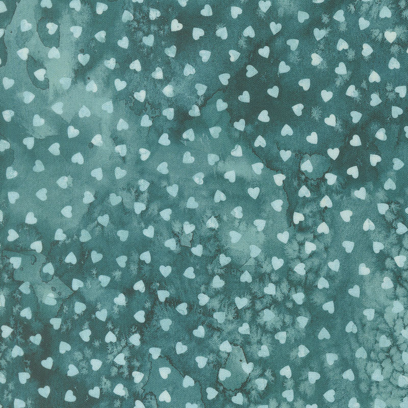 Fleur The Love By Create Joy Project For Moda - Digitally Printed - Teal