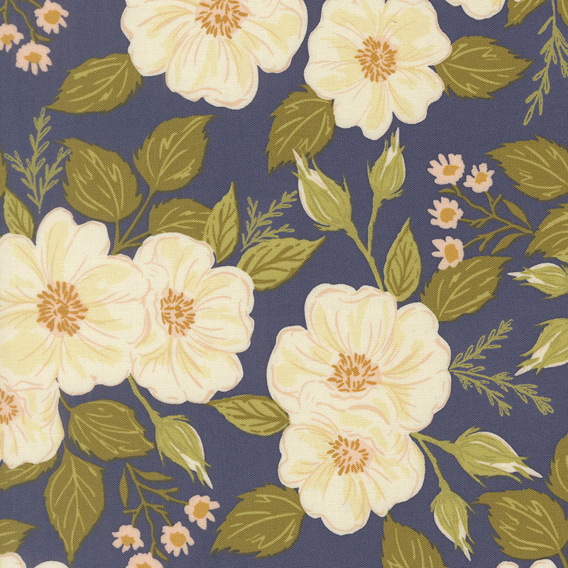 Wildbriar By Sweetfire Road For Moda - Maine Blueberry