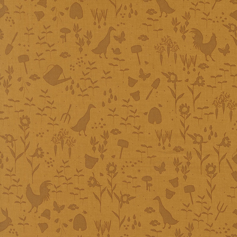 Wildbriar By Sweetfire Road For Moda - Golden