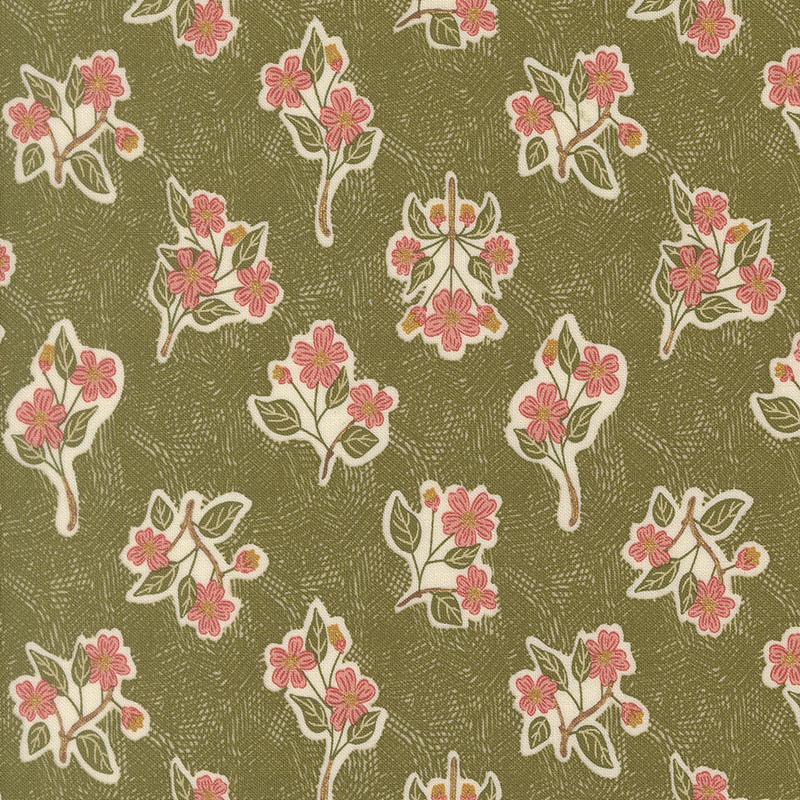 Ladybug Whimsy By Gingiber For Moda - Grass