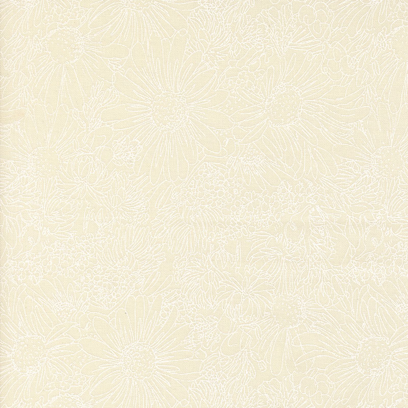 Ladybug Whimsy By Gingiber For Moda - Eggshell Cream