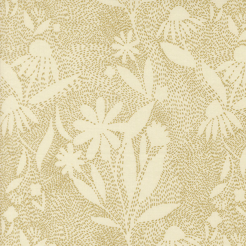 Ladybug Whimsy By Gingiber For Moda - Eggshell