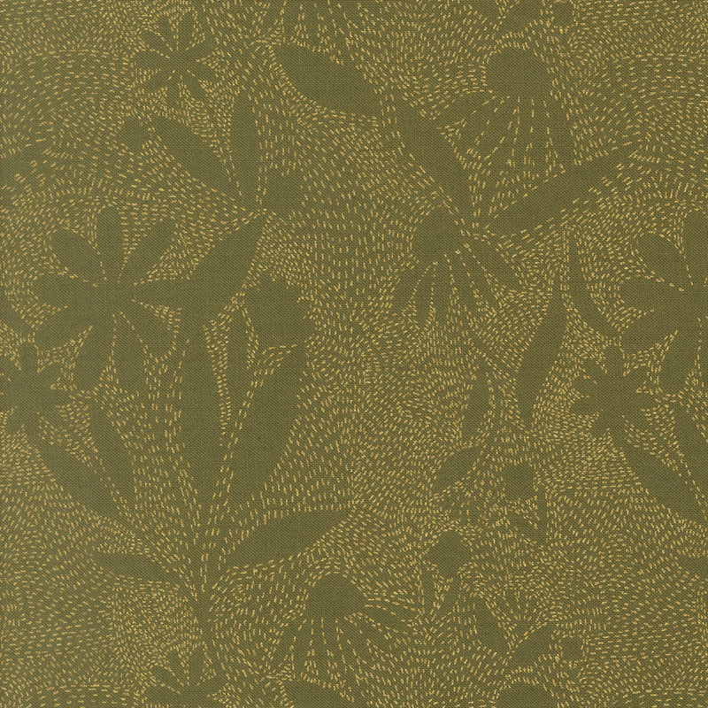 Ladybug Whimsy By Gingiber For Moda - Grass