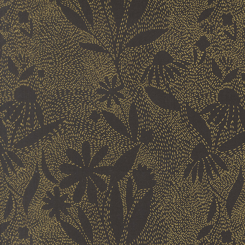 Ladybug Whimsy By Gingiber For Moda - Midnight