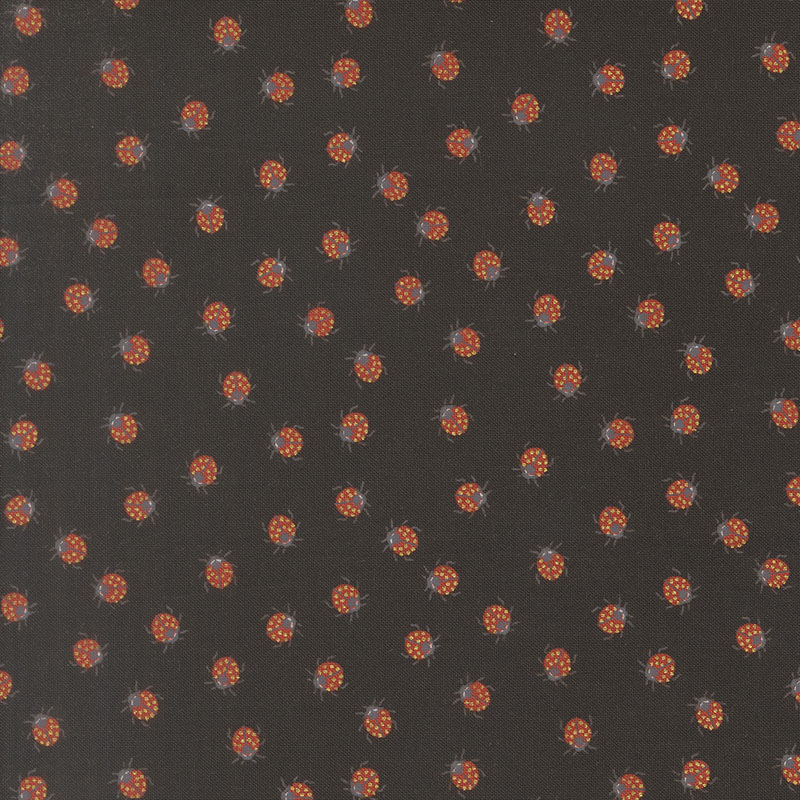 Ladybug Whimsy By Gingiber For Moda - Midnight