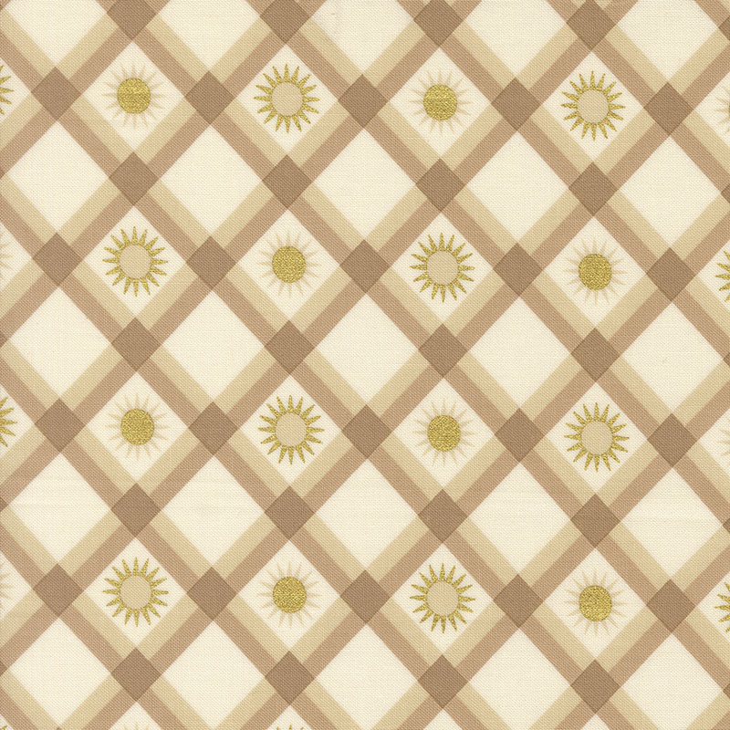 Ladybug Whimsy By Gingiber For Moda - Natural