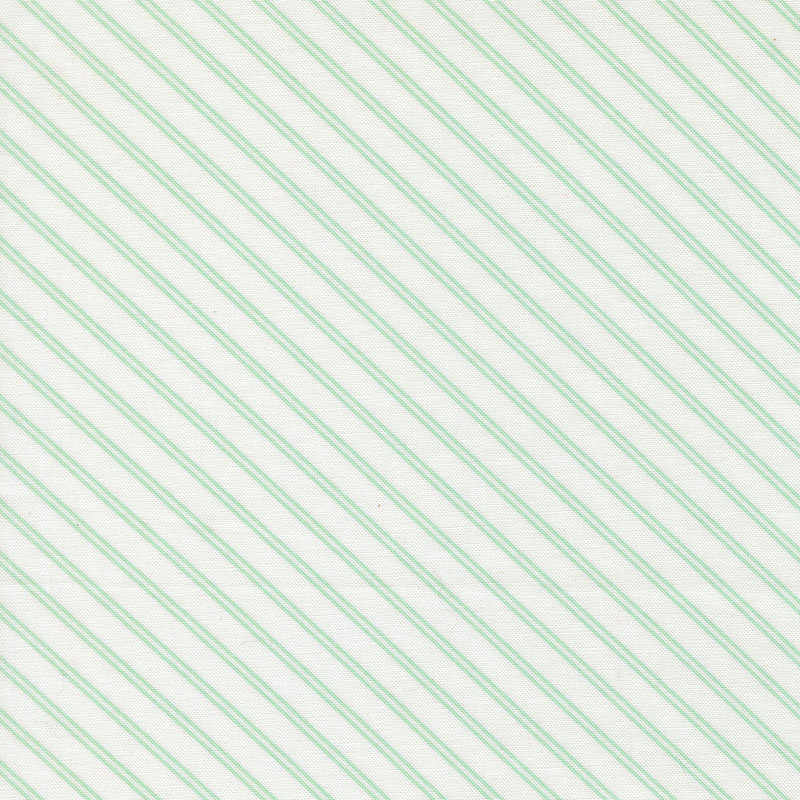 Bloomsberry By Camille Roskelley For Moda - White Aqua