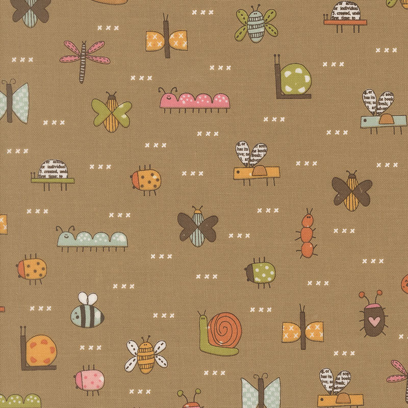 Bug Collector By Sweetwater For Moda - Stone