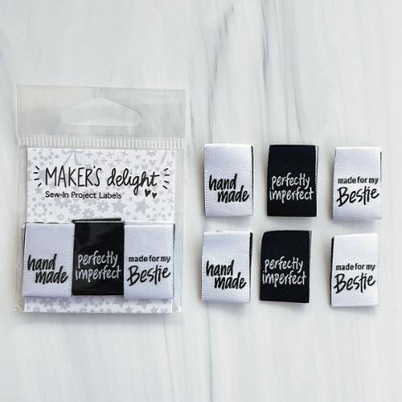 Sew In Label Sentiments By Branch & Blume For Moda - Multiple Of 3