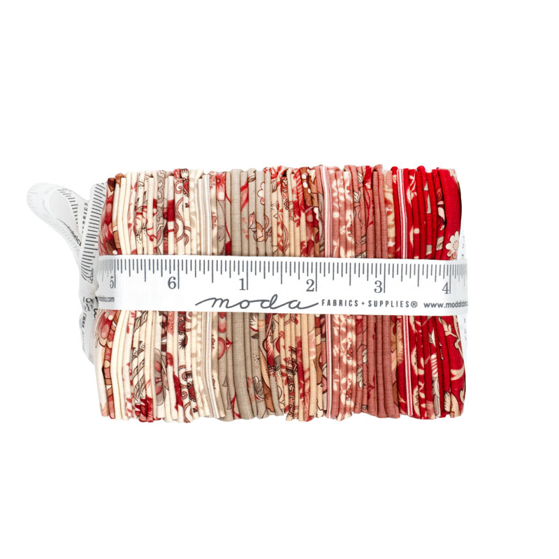 Le Jardin Rouge Fat 1/8\'s By Moda - 40 Pcs