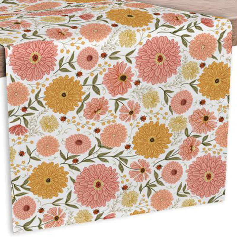 Table Runner Zinnia By Gingiber For Moda