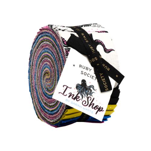 Ink Shop Jelly Rolls By Moda - Packs Of 4
