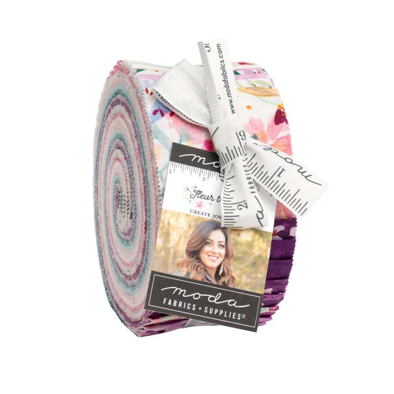 Fleur The Love Jelly Rolls By Moda - Packs Of 4