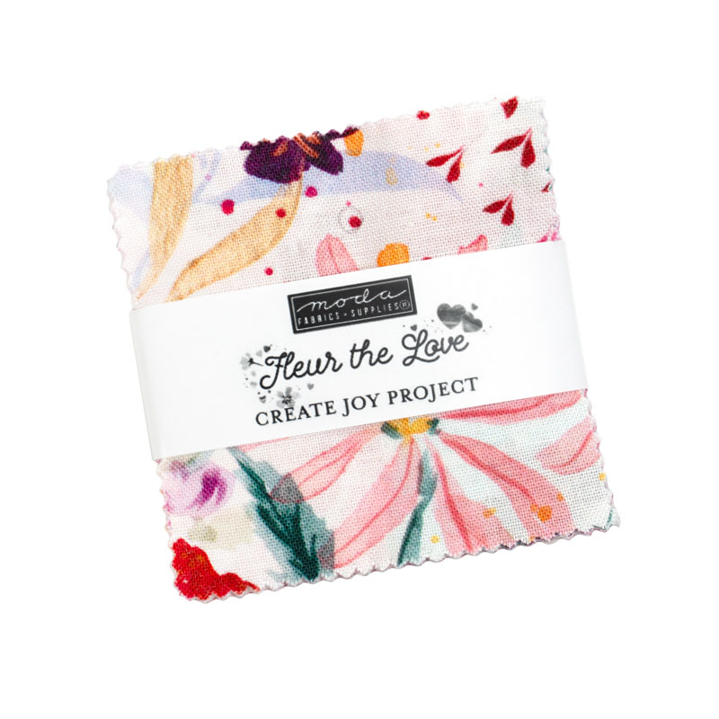 Fleur The Love Mini Charm Packs By Moda - Packs Of 24