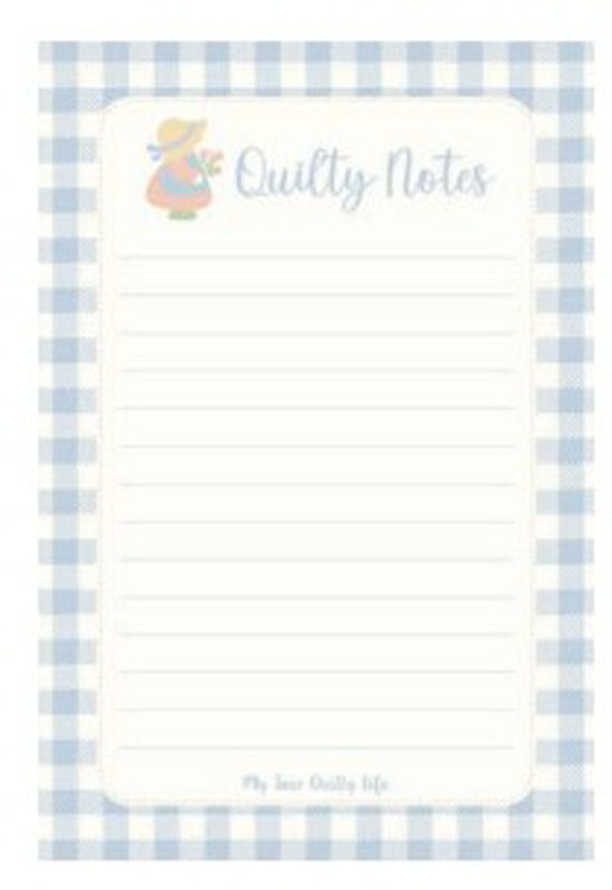 Notepad 4" X 6" By Sew Quilty Life For Moda - Multiple Of 3