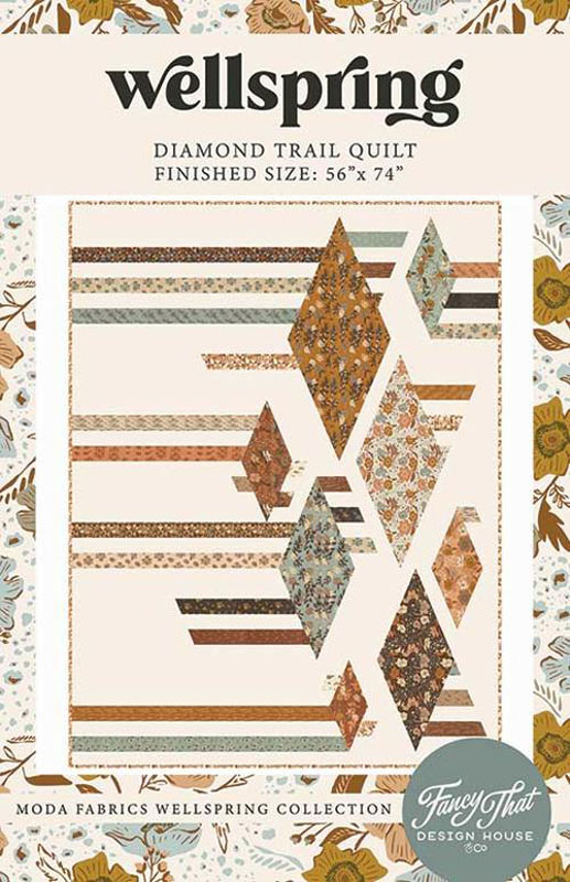 Wellspring Diamond Trail Quilt Pattern By Fancy That Design House For Moda - Minimum Of 3