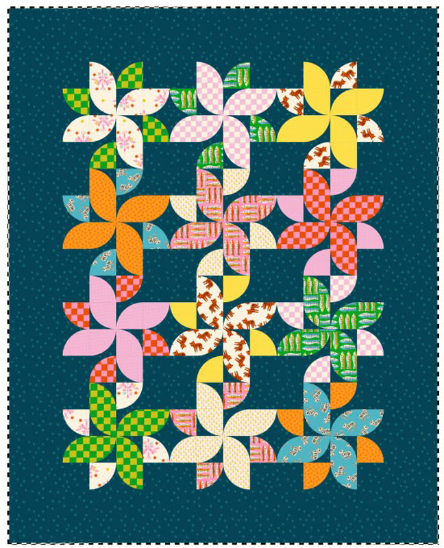 Bloom Ballet Pattern By Megan Collins Quilt Design For Moda - Minimum Of 3