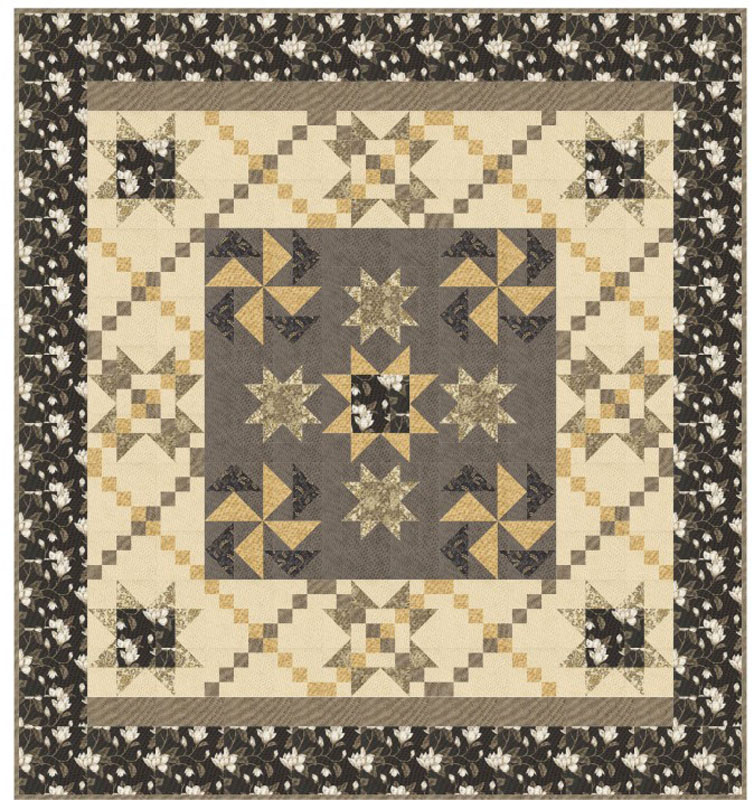 Night Blooms Pattern By Designs By Lavender Lime For Moda