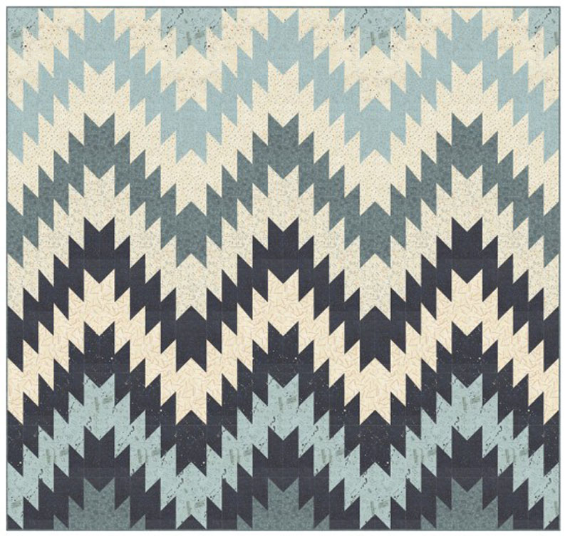 Rhythm Pattern By Janet Clare For Moda - Minimum Of 3