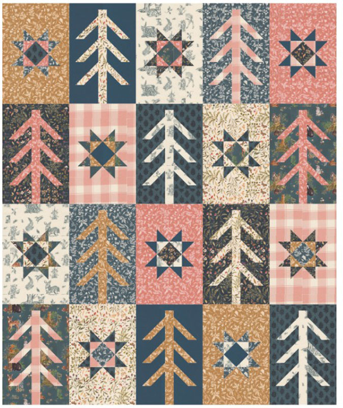 Stargrove Pattern By Crafty Moose Quilts For Moda - Minimum Of 3