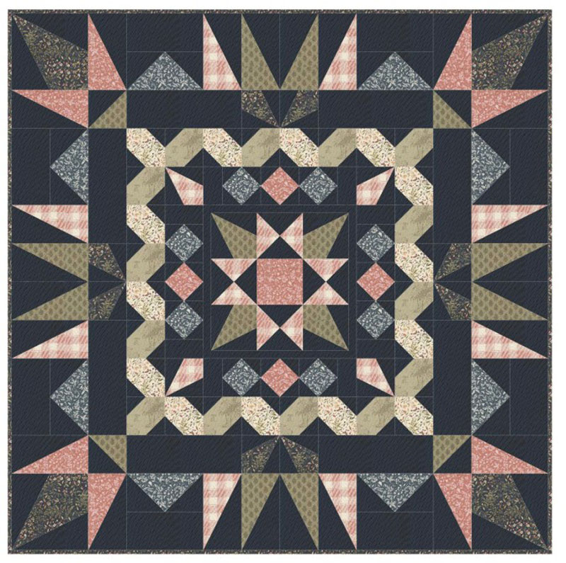 Calathea Pattern By Wild Plum Lane For Moda - Minimum Of 3