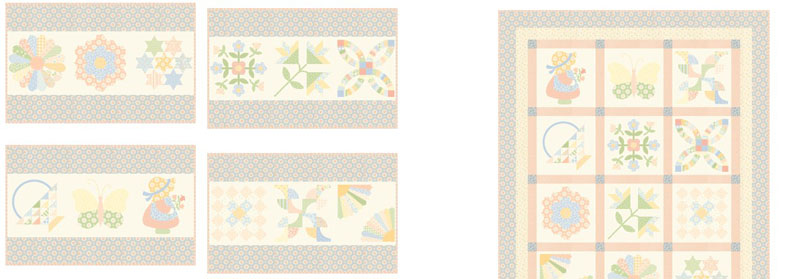 Sweetness Sampler Quilt And Pillow Pattern By Sew Quilty Life For Moda  - Minimum Of 3