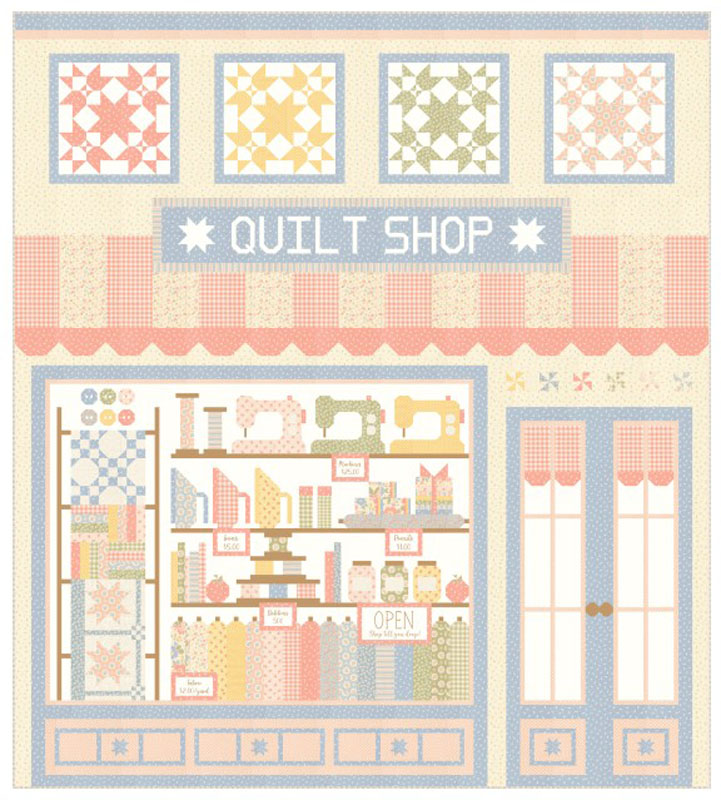 Quilt Shop Bom Pattern By Sew Quilty Life For Moda
