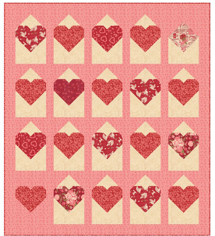 With Love Pattern By Stacy Iest Hsu Designs For Moda - Min. Of 3