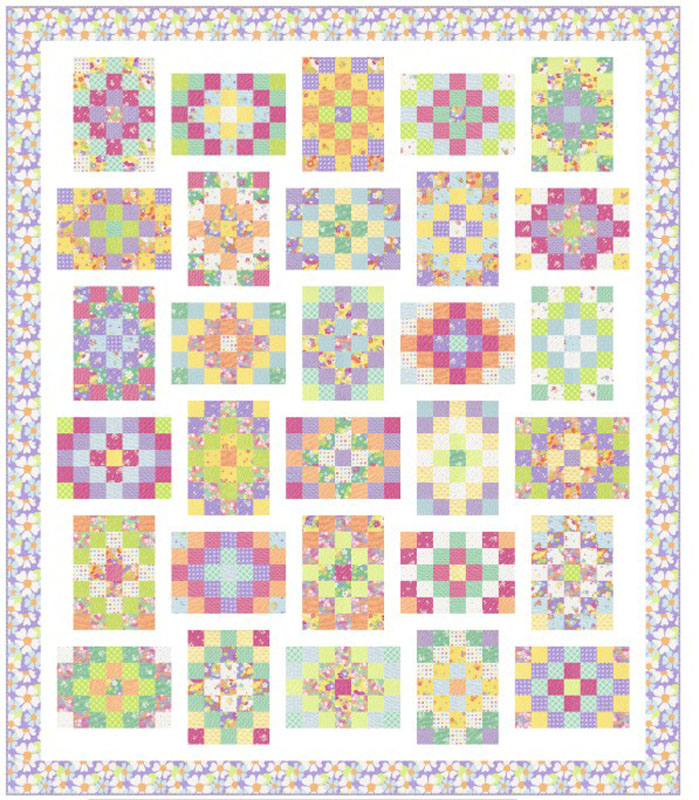 Granny Shuffle Pattern By Coriander Quilts For Moda - Minimum Of 3