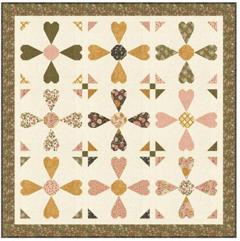 Blooming Petals Pattern By Gingiber For Moda - Minimum Of 3