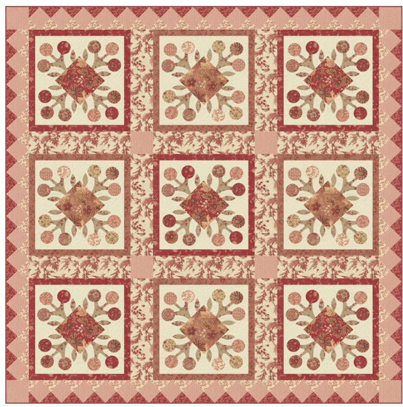 La Grande Fleur Pattern By French General For Moda - Minimum Of 3