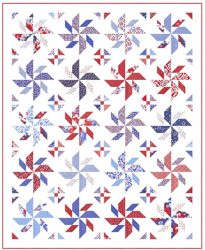 Reels And Trills Pattern By Wendy Sheppard For Moda - Min. Of 3