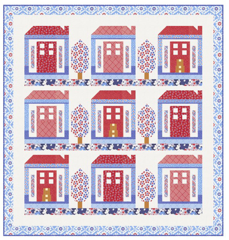 Porch Delivery Pattern By Wendy Sheppard For Moda - Min. Of 3