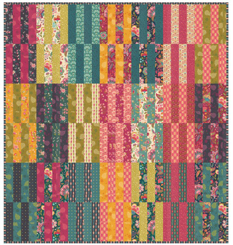 Jelly Stripes Pattern By Emily Dennis Of Quilty Love For Moda - Minimum Of 3