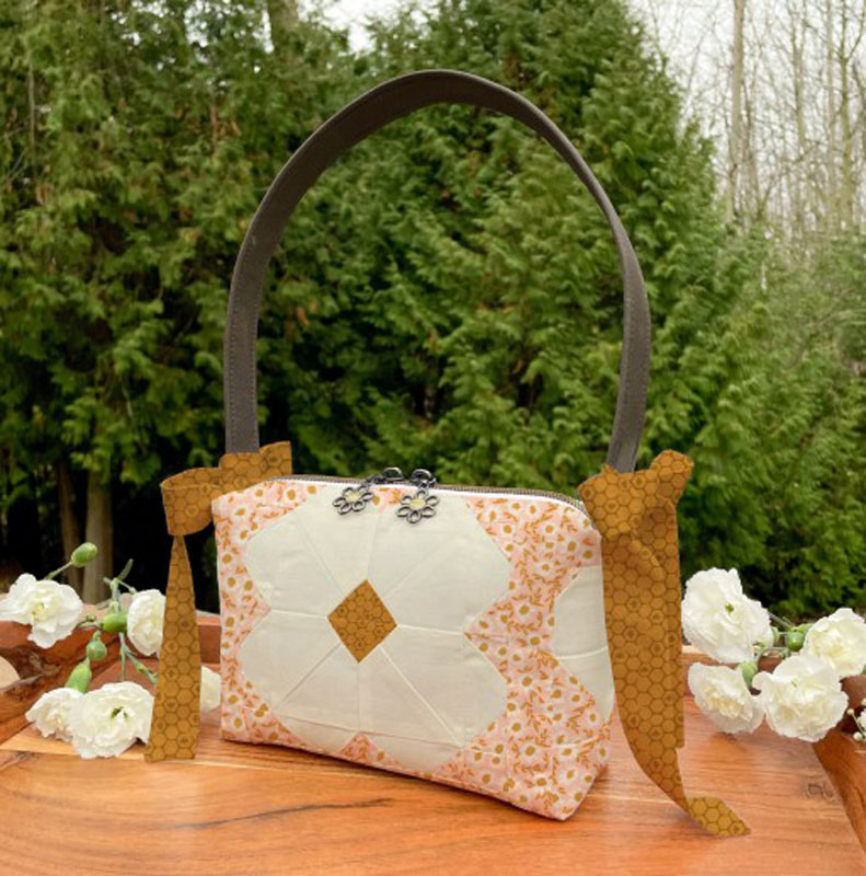Honeycomb Cottage Handbag Pattern By Sweetfire Road For Moda - Minimum Of 3