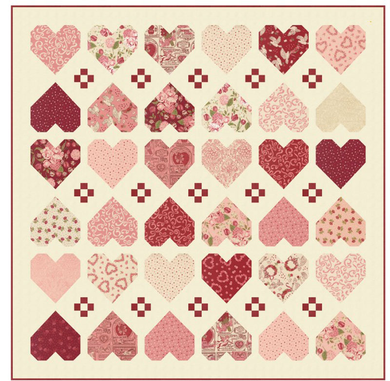 Heartwarmimng Pattern By Wendy Sheppard For Moda - Min. Of 3
