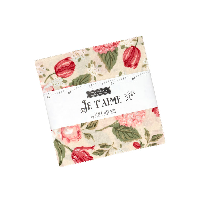 Je T Aime  Charm Packs By Moda - Packs Of 12